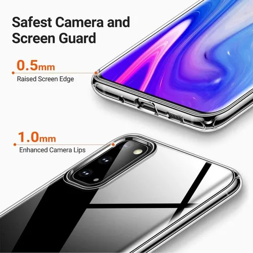 Vista 5 de Phone Case for Honor X7 (6.74"), 2 Pcs Shockproof Soft TPU Silicone Bumper Shell, [Ultra-Thin] [Anti-Yellowing] Back Cover for Honor X7 - Clear +