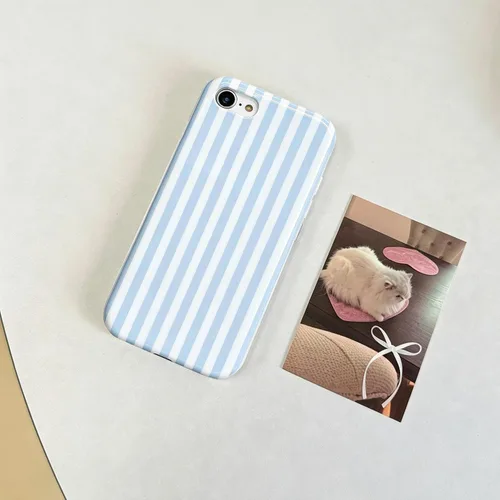 Vista 2 de J.west Funda para iPod Touch de 7ª generación, iPod Touch 6ª y 5ª, bonita funda a rayas para teléfono, TPU suave, delgada, a prueba de golpes, funda