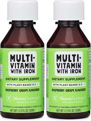 Vista 8 de Suplemento multivitamínico de 1.7 fl oz para bebés y niños, de NovaMV