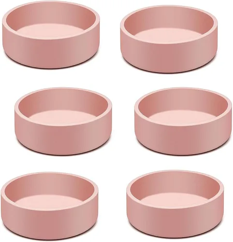 Vista 12 de Sartén para huevos con tapa, paquete de 3 moldes cuadrados de silicona para huevos, recipiente cuadrado antiadherente de 3 pulgadas para huevos