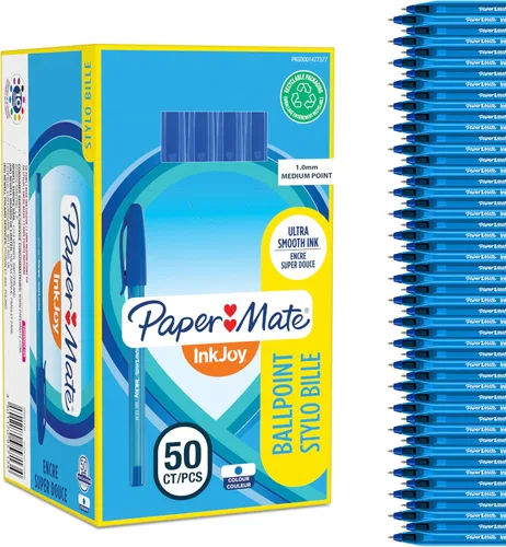 Vista 22 de Paper Mate InkJoy 100ST - Bolígrafos de punta media (0.039 pulgadas), color negro, 100