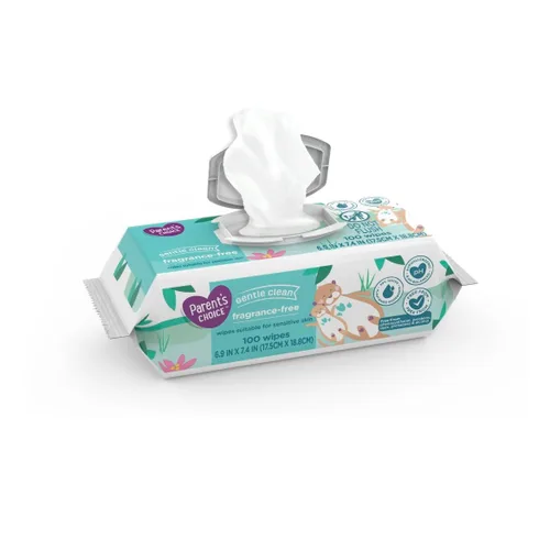 Vista 6 de Toallitas de bebé sin fragancia premium, suaves, gruesas y adecuadas para pieles sensibles, 300 unidades, hipoalergénicas, 99% de agua, pH