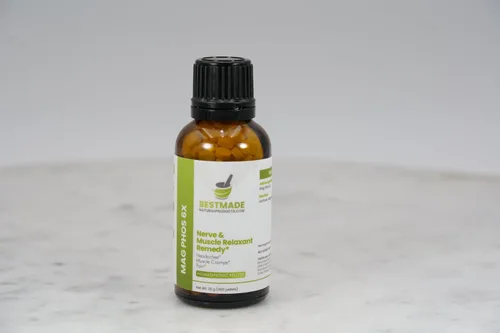 Vista 3 de Bestmade Natural Products Mag Phos 6X - Nerve & Muscle Cell Salt, Homeopathic, 400 Pellets