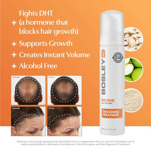 Vista 2 de Tratamiento para engrosar el cabello Bosley Bos Revive con tratamiento de color visiblemente fino