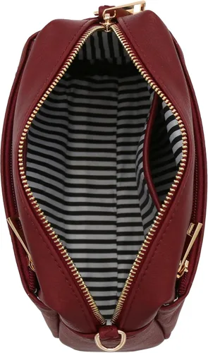 Vista 81 de FashionPuzzle Triple Zip Small Crossbody Bag