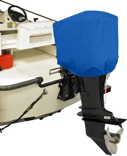 Vista 2 de Budge BA-31 Cubierta mediana para motores de carrera de 15 CV a 25 Hp Azul