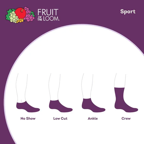 Vista 3 de Fruit of the Loom Women Everyday Soft Cushioned No Show Socks (10 Pack)