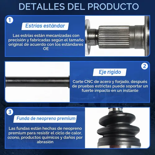 Vista 5 de Maxfavor CV Eje Conjunto para Hyundai Sonata 2011 2012 2013 2014