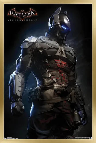 Vista 15 de Trends International DC Comics VIdeo Game - Arkham Knight - Armor Wall Poster, 14.725" x 22.375", Barnwood Framed Version