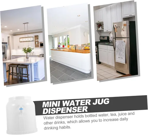 Vista 3 de ORFOFE Dispensador de agua versátil para escritorio, soporte para jarra de agua para oficina, enfriador portátil, soporte dispensador de botellas