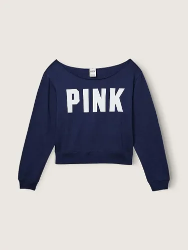 Vista 5 de Victorias Secret Sudadera corta de forro polar rosa