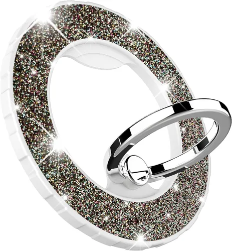 Vista 14 de Soporte magnético de anillo de teléfono para MagSafe, [rotación flexible de 360°], soporte de agarre magnético para anillo de dedo, apto para iPhone