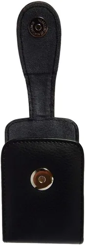 Vista 2 de (V1/Negro) - Funda clásica premium premium con clip para cinturón para bomba de insulina mínima Medtronic (530G/630G/640G/670G/) - Embalaje al por