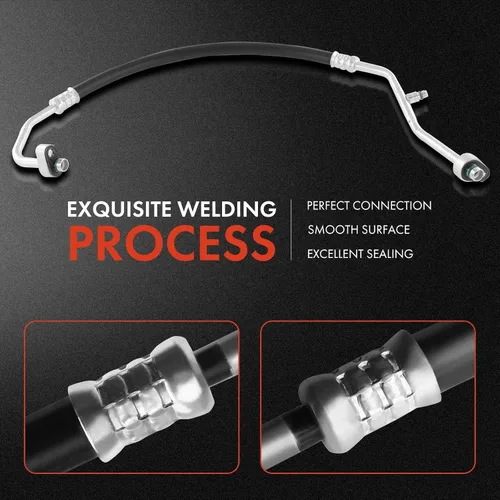 Vista 5 de A-Premium - Conjunto de manguera de línea de descarga A/C compatible con Dodge Para Ram 1500 2011 y Dodge Ram 1500 2009-2010, 3.7L, alta presión
