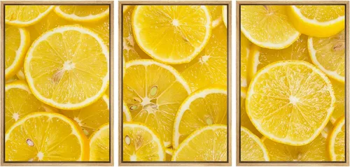 Vista 160 de wall26 Lienzo enmarcado para pared, juego de arte de hierbas, verduras y condimentos en madera, alimentos, fotografía cultural, realismo, paisaje