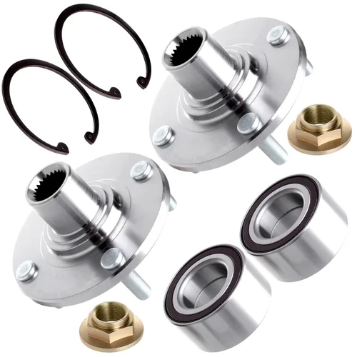 Vista 8 de ECCPP Par de unidades de montaje para cubo de rueda trasera izquierda y derecha para Nissan con 5 lengüetas para Nissan para Maxima 2004-2008 5