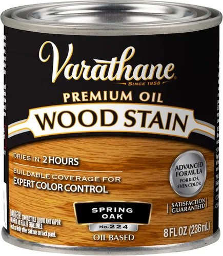Vista 37 de 1 cuarto de galón Rust-Oleum Brands 211728H Gunstock Varathane - Tinte para madera interior a base de aceite (paquete de 2)