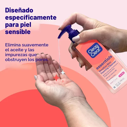 Vista 2 de Clean & Clear Essentials, sin aceite, 8 onzas