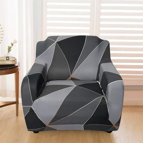 Vista 2 de MIFXIN Funda elástica para sofá, 1 pieza, funda elástica para sillón de 1 plaza, protector de muebles, funda elástica lavable para sala de estar