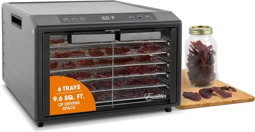 Vista 11 de Excalibur - Deshidratador de alimentos de la serie Select para cecina, frutas, verduras, hierbas, golosinas para mascotas con control de temperatura