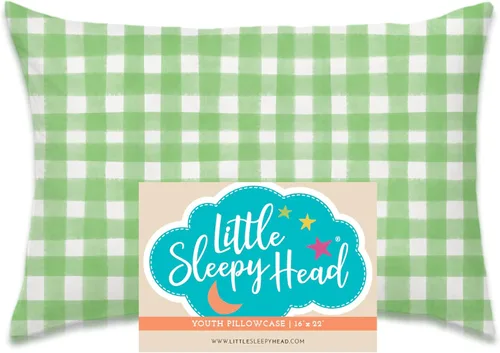 Vista 15 de Funda de almohada para jóvenes Little Sleepy Head - 100% funda de almohada de algodón y hipoalergénica - Funda de almohada envolvente de ajuste