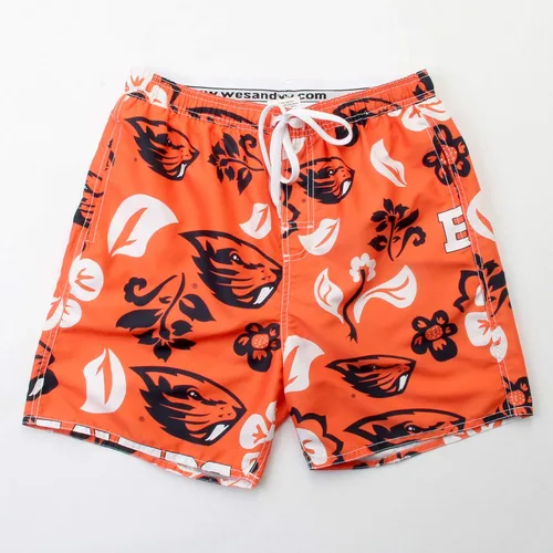 Vista 44 de Wes and Willy NCAA Traje de baño floral para hombre
