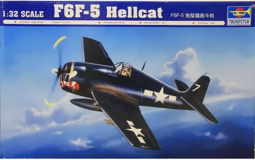 Vista 4 de Trumpeter 1/32 F6F5 Hellcat Fighter Modelo Kit
