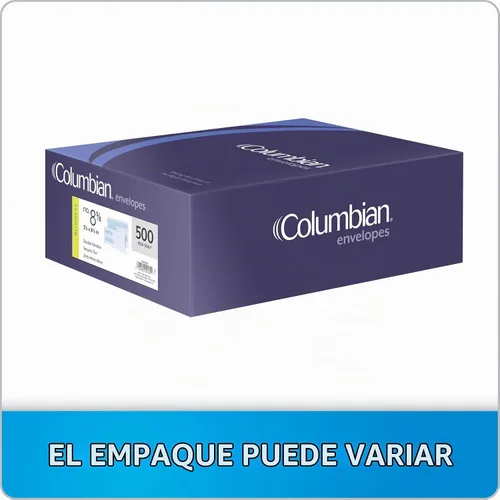 Vista 7 de Columbian #8-5/8 Security Envelopes, 500 Pack, Double Window Self Seal Envelopes for QuickBooks Checks and Business Mailings, 3-5/8" x 8-5/8