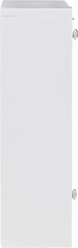 Vista 12 de SEI Furniture Willingham - Escritorio plegable para montaje en pared, color blanco