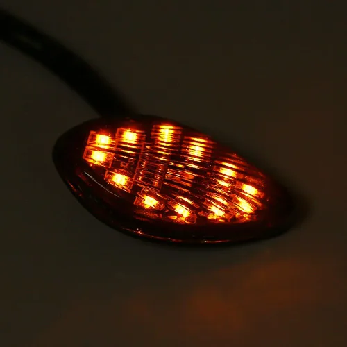 Vista 4 de Keenso 2 unids luz de giro de motocicleta, señales de giro al ras en forma de ojo para Grom 2014-2016