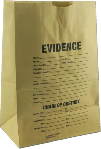 Vista 2 de Bolsas de evidencia, paquete de muestra de papel y plástico (12 bolsas)