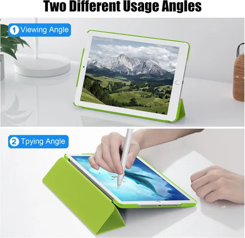 Vista 3 de SUPFINE Funda para iPad de 9ª generación de 10.2 pulgadas 2021, con protector de pantalla de cristal, funda para iPad de 8ª/7ª generación 2020/2019