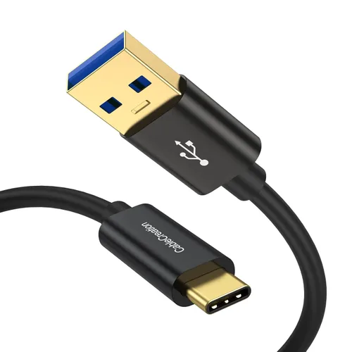 Vista 13 de CableCreation Cable USB C a USB A de 1 pie, USB 3.1 USB 3.2 Gen2 10Gbps USB A a C, cable de datos, Android Auto Cord 3A para USB C, SSD externo