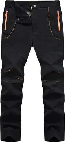 Vista 18 de TBMPOY Pantalones cargo de senderismo para hombre, ligeros, impermeables, de secado rápido, pantalones de montaña, pesca, camping