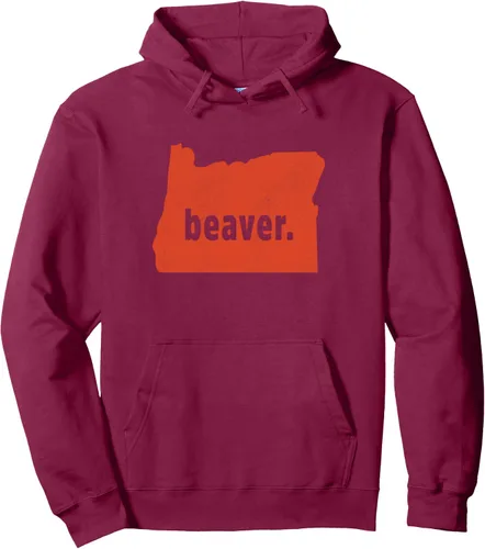 Vista 7 de Oregon State Nickname "Beaver" [Distressed] Sudadera con capucha, Negro