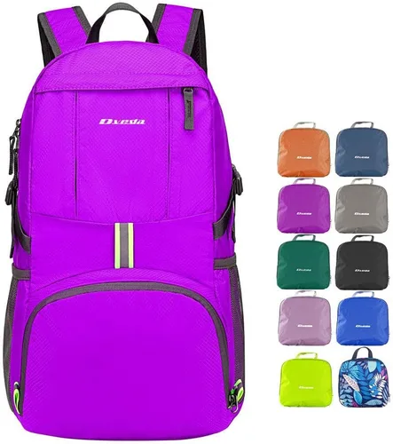 Vista 14 de Mochila plegable ligera de 35L impermeable duradera para senderismo mochila de viaje