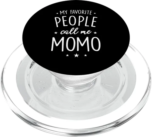 Vista 8 de Momo Gift: My Favorite People Call Me Momo PopSockets agarre y soporte para teléfonos y tabletas, Negro