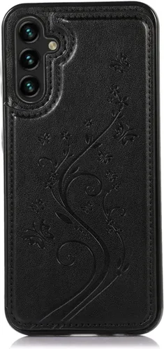 Vista 7 de Asuwish Funda de teléfono para Samsung Galaxy A14 5G con protector de pantalla de vidrio templado, tarjetero con soporte para tarjetero, soporte