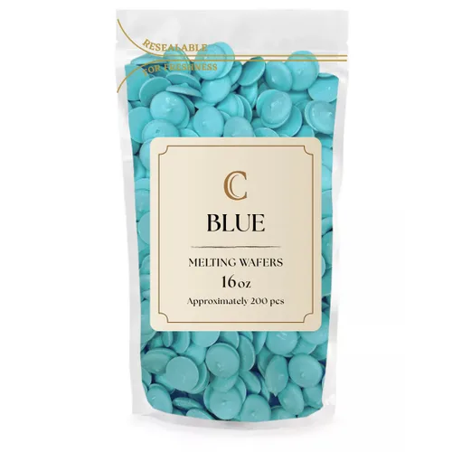Vista 13 de Merckens - Bolsa de obleas de chocolate para derretir a granel, perfecta para sumergir, postres, hornear y más (1 libra, verde claro) (paquete de 3)