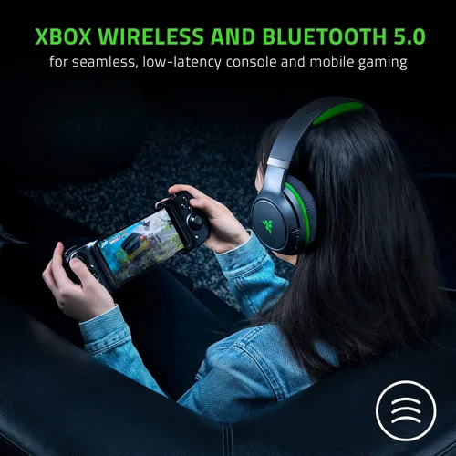 Vista 7 de Wireless Xbox Gaming Headset Razer Kaira Pro with Titanium Drivers & Supercardioid Mic - Black