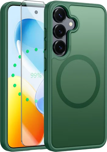Vista 77 de FNTCASE Funda para iPhone 13 Mini: para iPhone 12 Mini [compatible con Magsafe] Funda magnética translúcida mate para teléfono, protección contra