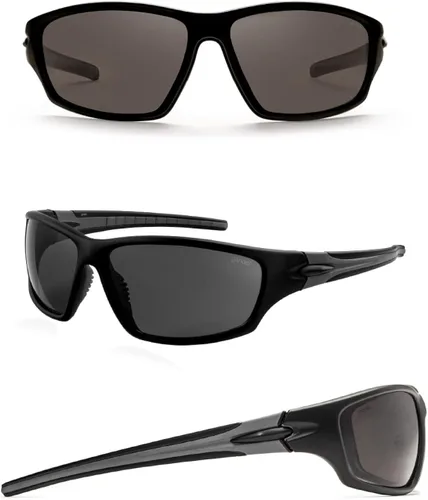 Vista 3 de Gander Premium Sport Sunglasses for Men - With 100% UV Protection, Wraparound Style. Great for Driving, Biking & Running