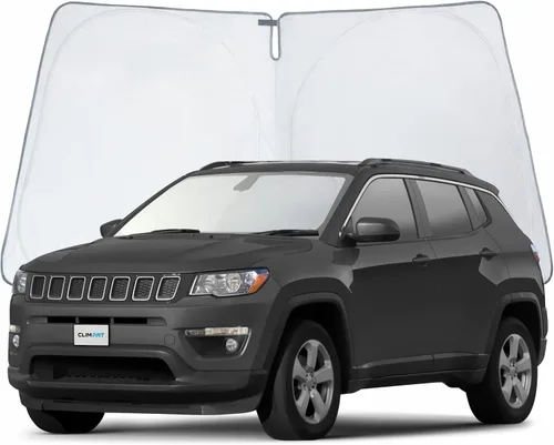 Vista 14 de CLIM ART Parasol para parabrisas para Chevrolet (Chevy) Trailblazer 2021-2026 – Parasol plegable a medida, protector solar del vehículo, cubierta