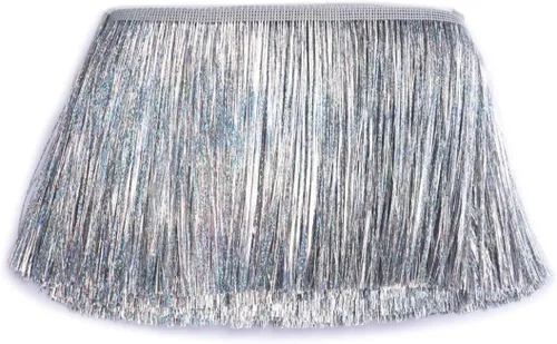 Vista 21 de YYCRAFT Fleco de Oropel de 1.75 pulgadas de Ancho Ribete de Oropel Guirnalda de Oropel Fleco para Disfraz de Baile Ribete con Efecto de Lámina