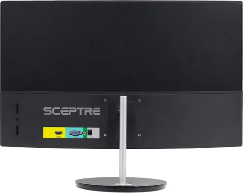 Vista 8 de Sceptre - Monitor curvo de 24 pulgadas, 75Hz, LED, para videojuegos, Full HD, 1080P, HDMI, VGA, con altavoces, montaje de pared VESA listo
