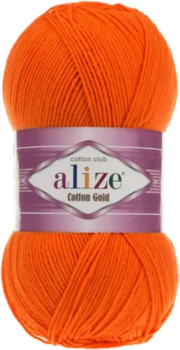 Vista 24 de 55% algodón 45% acrílico Alize Cotton Gold Yarn 1 madeja/bola 3.53 oz 360 yardas (1-crema)