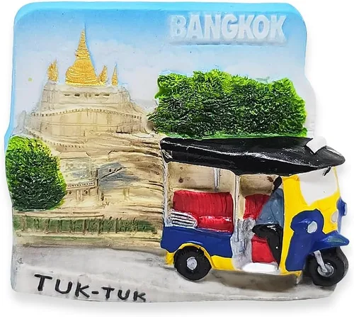 Vista 4 de WitnyStore Tiny Laem Phromthep Cape en Phuket, Tailandia Sudeste de Asia Atracciones turísticas Resina Imán de refrigerador Recuerdo del viajero 3D