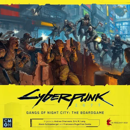 Vista 3 de Cyberpunk 2077: Gangs of Night City Juego de Mesa - ¡Conquista Night City en Este Inmersivo Juego de Estrategia de Ciencia Ficción! Juego