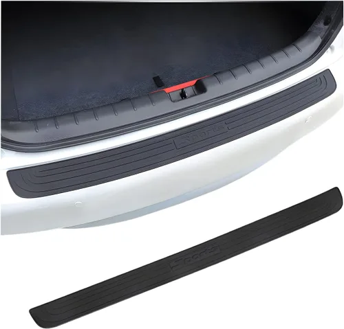 Vista 8 de XINLIYA - Protector de Guardabarros Trasero para Coche, Protector Universal de Goma Resistente a Arañazos y Antideslizante para Puerta del Maletero