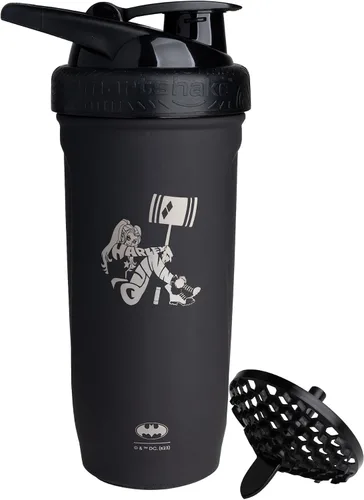 Vista 11 de Smartshake DC COMICS Reforce - Botella mezcladora de proteínas de acero inoxidable de 900 ml 30 oz - Tapa de rosca a prueba de fugas - Sin BPA